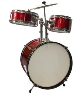 Planet Music DP413 Junior Drum Set Bordeaux