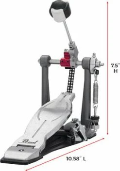 Pearl P-1030R Eliminator Solo Red Single Pedal -Alesis Store thumb d gallery base 36586915