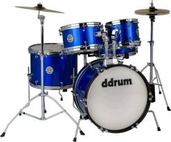 DDRUM D1 Jr 5-Piece Complete Drum Kit Junior Drum Set Blue Cobalt Blue