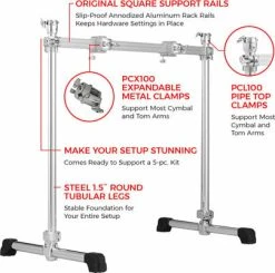Pearl DR-511 Drum Rack -Alesis Store thumb d gallery base a798bbd1