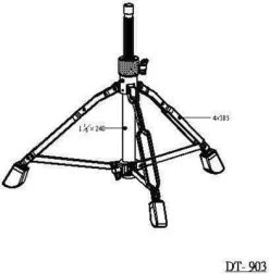 Stable DT-903 Drum Throne -Alesis Store thumb d gallery base b22741b4