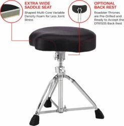 Pearl D-3500 Drum Throne -Alesis Store thumb d gallery base f4a61d24